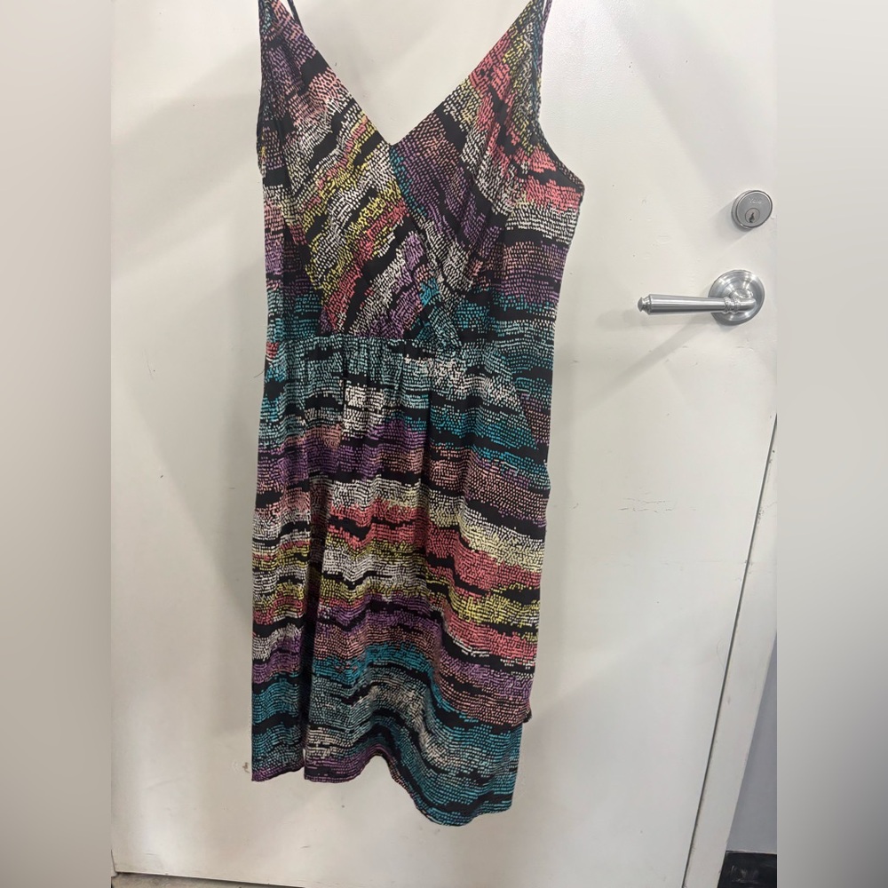 Yumi Kim Colorful Striped Midi Dress
